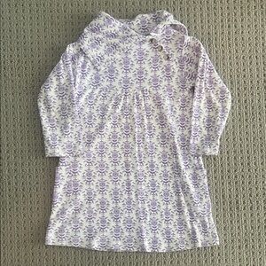 Kate Quinn Purple and White Patterned Dress 3T